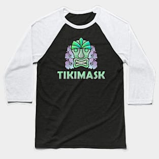 Tiki mask Character Design Baseball T-Shirt